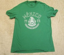 Mexico National Football Shirt Men Medium Green MLS Soccer Adidas Graphic Tee