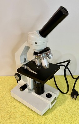 Edmund Scientific SFC-100 Series Compound Microscope Tested Lights Works WF10X