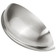 10 Pack Cabinet Pulls, 3 Inch Hole Center Brushed Nickel Finish Zinc Alloy Dr...