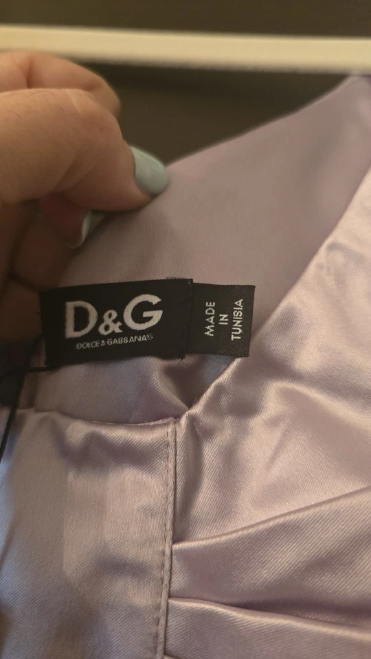 Vestido Dolce & Gabbana Vintage Teal Seda Talla Italia 48 Foto 4 de 4