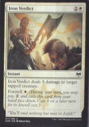 Iron Verdict 017/285 Kaldheim Common