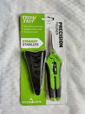 Hydrofarm HGPP400 Precision Straight Blade Pruner Stainless Steel