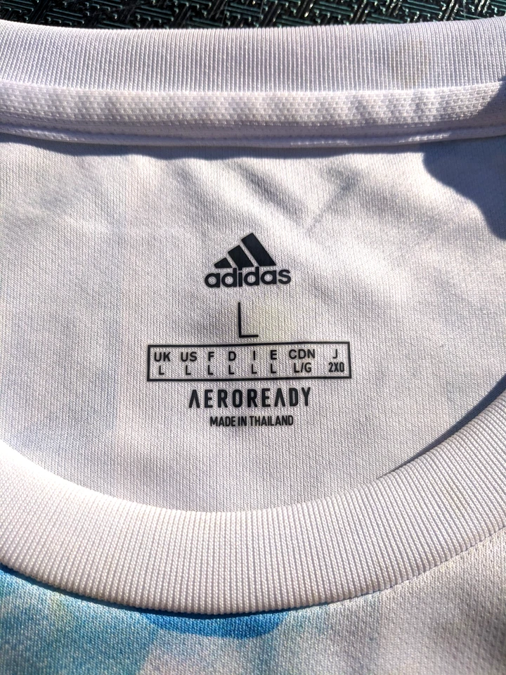 Lionel Messi Adidas Argentina 2021 Copa America Aeroready Women's Jersey, Size L - Image 3 of 4