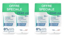 2x2 Ducray HIDROSIS CONTROL Roll-On Anti-Transpirant 48H 4x40ml
