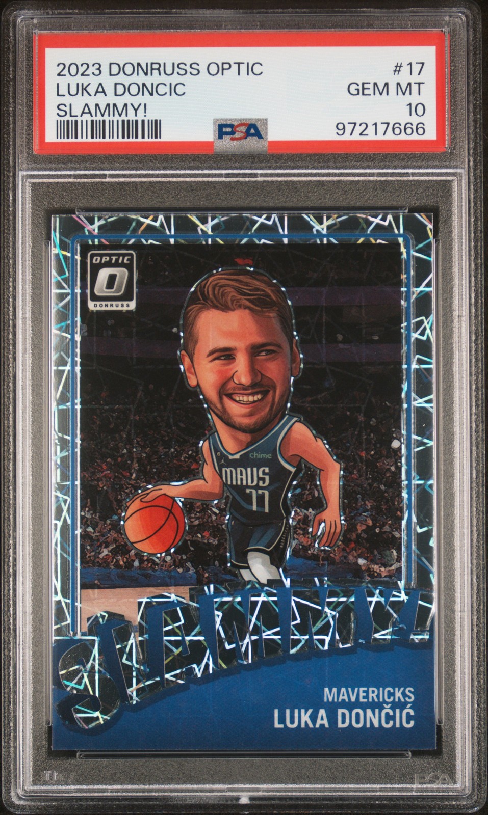 2023 PANINI DONRUSS OPTIC SLAMMY! #17 LUKA DONCIC PSA 10