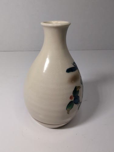 Jarrón vintage Kutani Ware Bud cerámica japonesa 5" A234 - Imagen 3 de 5