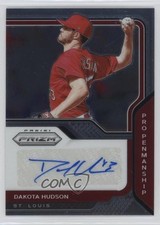 2021 Panini Prizm Pro Penmanship Dakota Hudson #PP-DH Auto 12jy