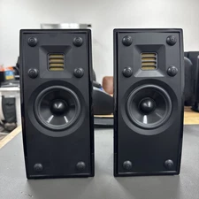 Two MartinLogan Motion 4i Bookshelf Speakers Gloss Black Tested