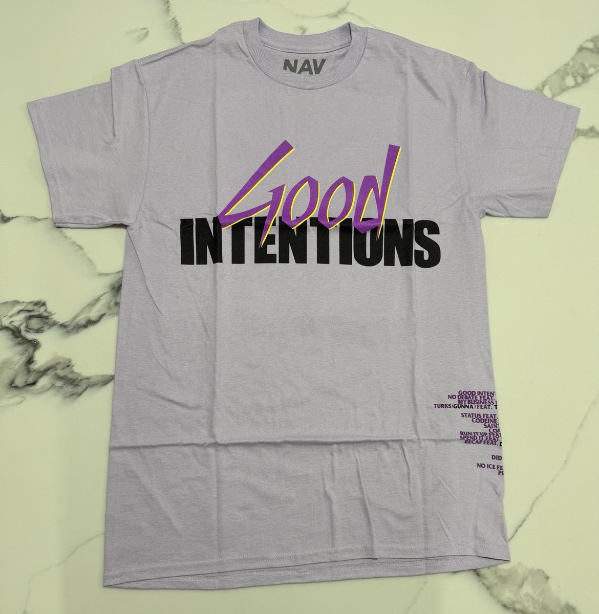 Nav x VLONE Good Intentions Purple Doves Shirt Sz Medium NEW | eBay
