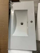 36" Ceramic Vanity Sink Top