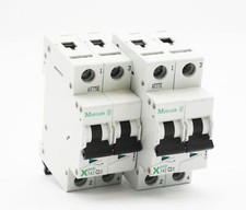 2x Moeller Xpole FAZ-C2/2 FAZC2/2 278748 interruttore di protezione linea -used-