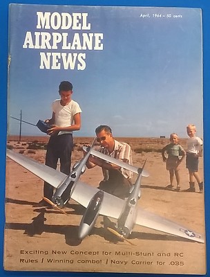 MODEL  AIRPLANE NEWS Magazine April 1964