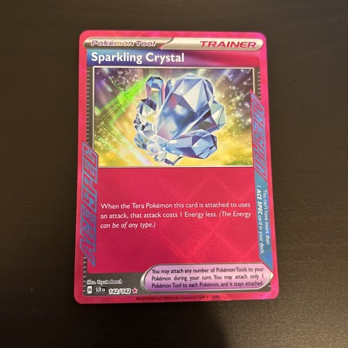 sparkling crystal pokemon card Sparkling Crystal #142 Prices | Pokemon Stellar Crown
