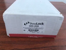 New  Dynalock 3002-US28  1500 LBS Force Double Outswing  SM Electromagnetic Lock