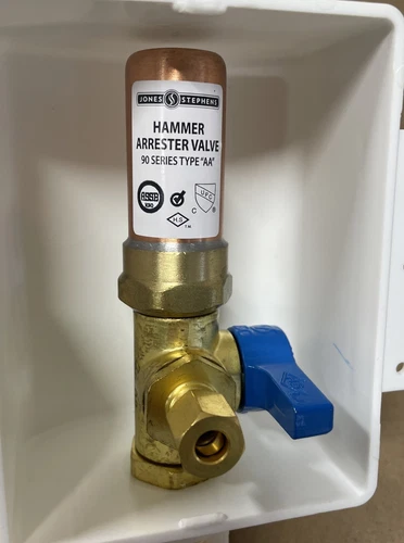 Jones Stephens B05926LF ~ Ice-maker Box Quarter Turn Valve ~ Hammer Arrester - Picture 3 of 5