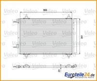 Kondensator, Klimaanlage Valeo 818171 FüR Peugeot 308 I 307