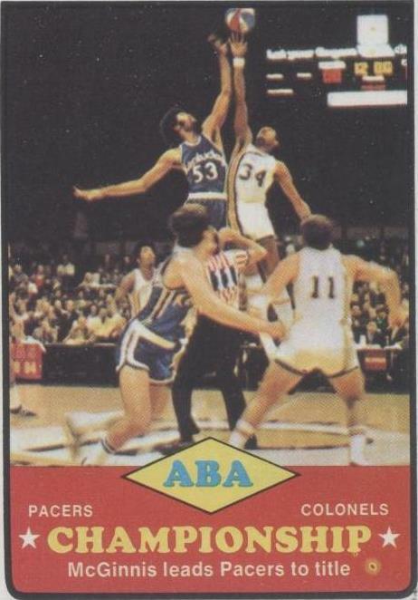 1973-74 Topps - Bill Keller/George McGinnis/Artis Gilmore/Mel Daniels #208 - 1 of 2
