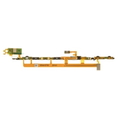 Flex Cable Volume Power Buttons with Bracket for Sony Xperia 1 II Cell Phone 