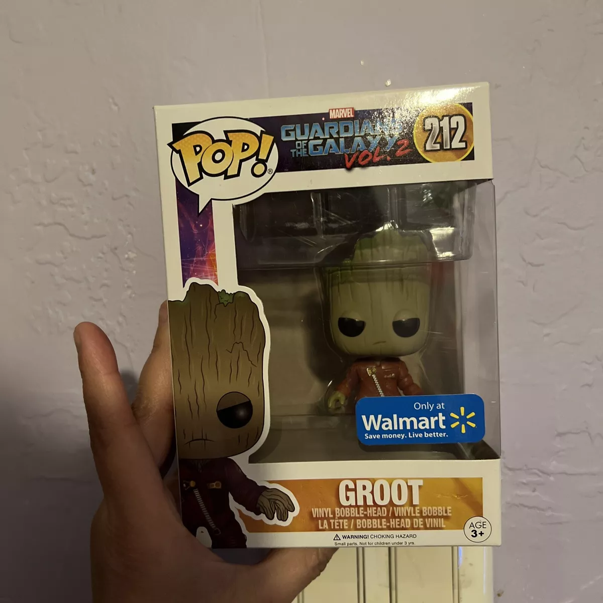 Funko POP Marvel Guardians of the Galaxy Vol. 2 Groot 212 Walmart Exclusive