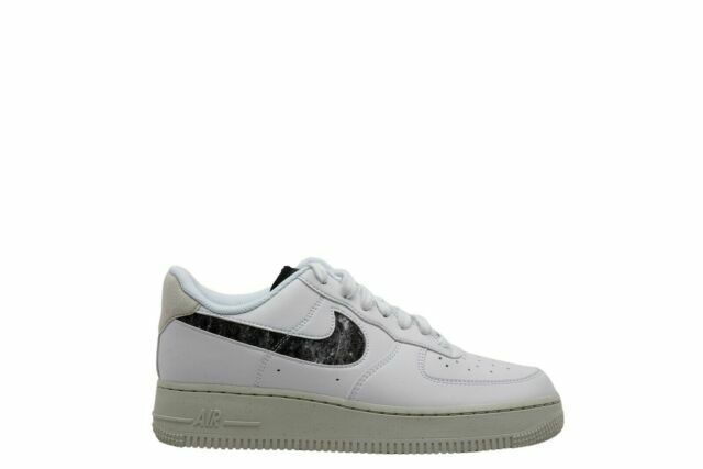 Size 7 - Nike Air Force 1 Recycled Wool Pack - White Black 2021 