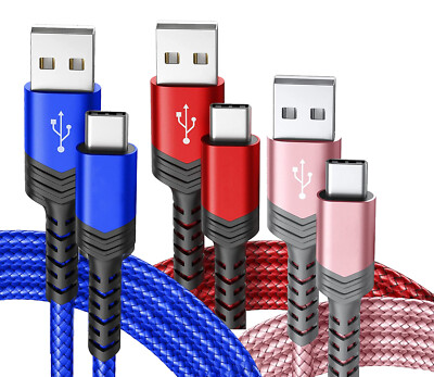 Fast Charging Cord Sync Charger Flex Data Long USB-C Cable for POCO Smart Phones