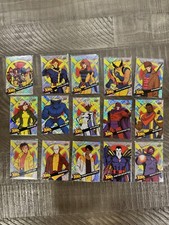 SDCC 2024 Upper Deck Marvel X-MEN Animated ‘97 Silver Foils 15 Card Set