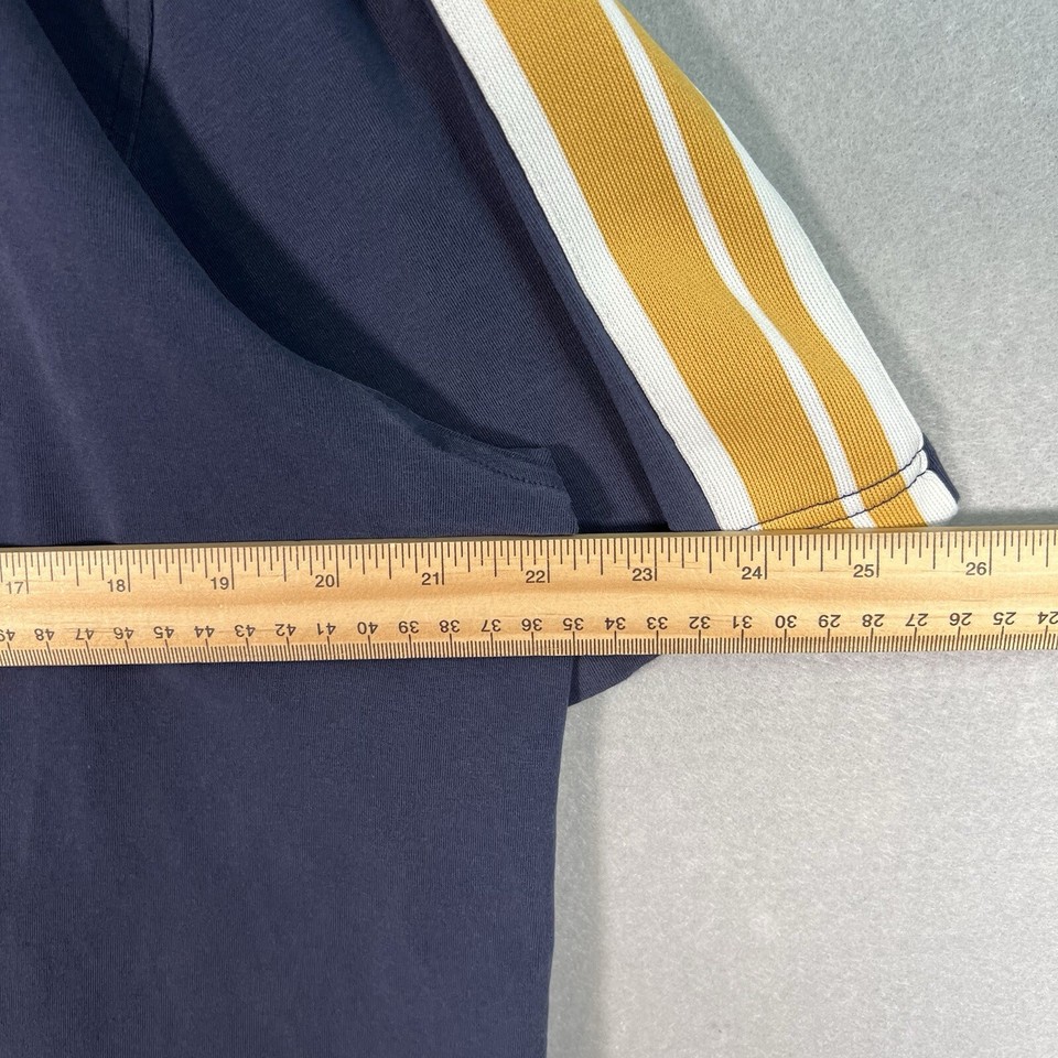 Vintage Y2K 2000s Nike V Neck T Shirt Adult XL Blue Embroidered Swoosh