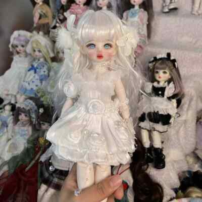 1/6 BJD Doll MJD Full Set Clothes Delicate Face Makeup Eyes