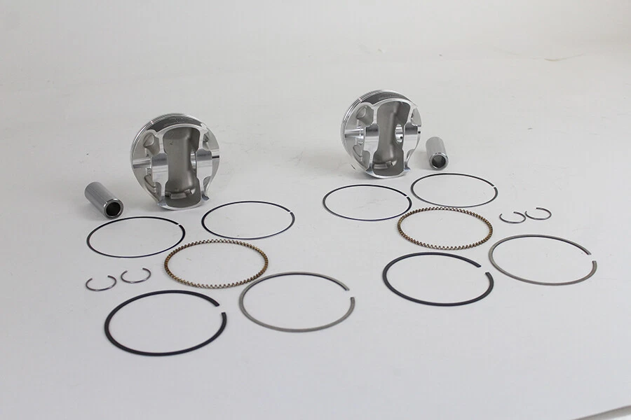 Juego de pistones Wiseco Tracker Series .010 de gran tamaño para Harley Davidson Foto 3 de 4