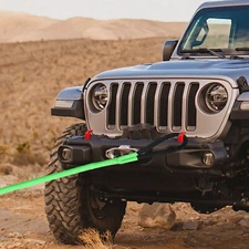 Green 15100lbs Long Towing Rope Elasticity Recovery Rope Kit with Handbag