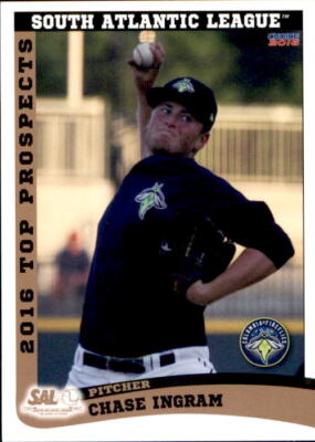 2016 South Atlantic League Top Prospects #8 Chase Ingram Wesley Chapel Florida 