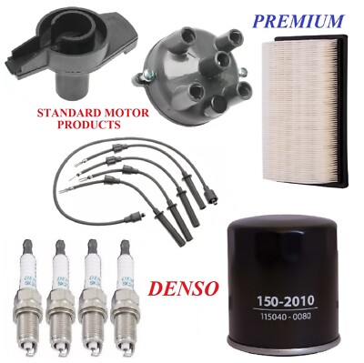 Tune Up Kit Filters Cap Wire Plugs For PLYMOUTH CARAVELLE L4 2.2L; TURBO 1988