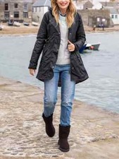 Celtic & Co Waxed Cotton Riding Coat, Dark Brown Uk Size 8