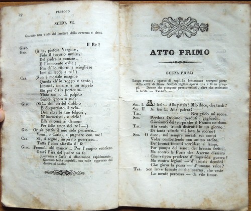 1845 – SOLERA, GIOVANNA D'ARCO – GIUSEPPE VERDI LIBRETTO PRIMA RAPPRESENTAZIONE - Picture 4 of 6