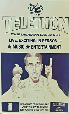Ice Cream Man #24 Marat Mychaels W. Maxwell Prince Telethon Variant 2nd Print