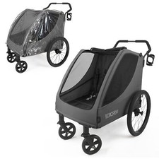 509 Crew Zwillingskinderwagen Trekker II Dark Grey - Sehr Gut 