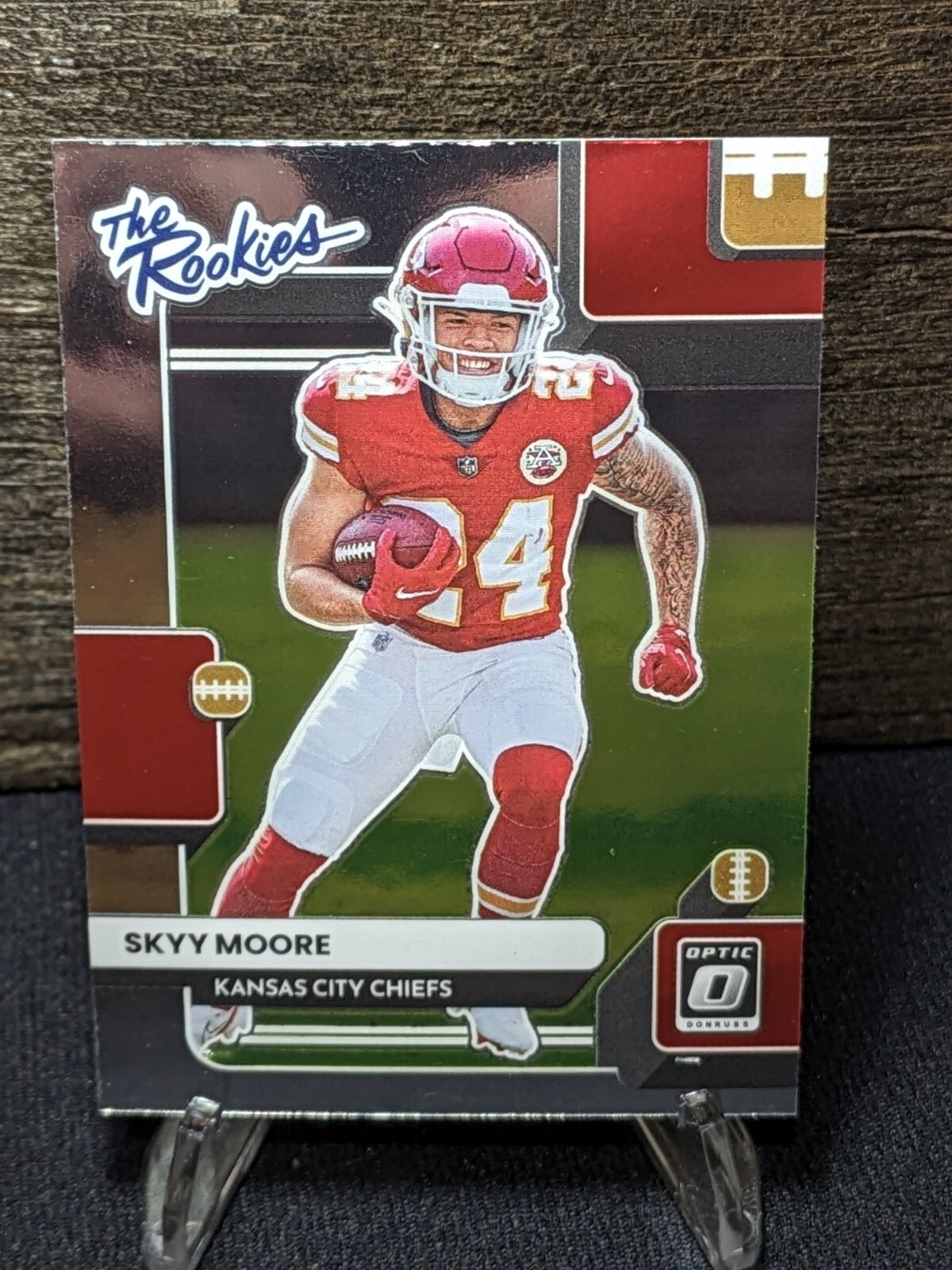 2022 Donruss Optic Skyy Moore The Rookies #TR-16 Kansas City Chiefs