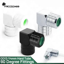 FREEZEMOD 90 Degree Hard Tube Turning Fittings For OD12mm/14mm PETG/PMMA Tube