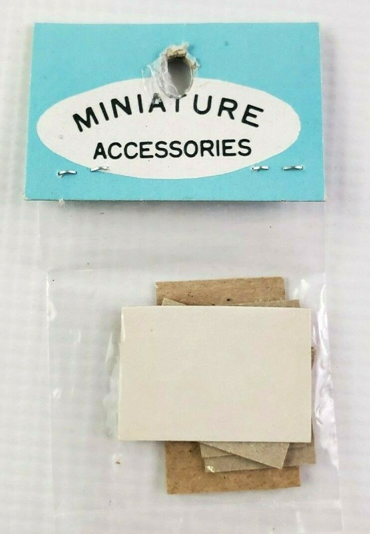 5 Mini MAGAZINES in package Doll House Miniature Accessories - Vintage