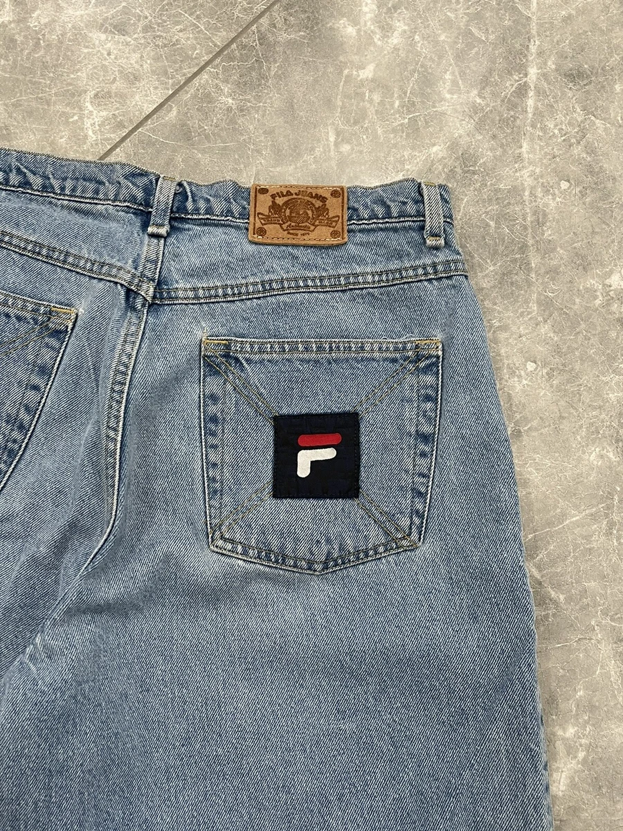 leje Hysterisk morsom pianist Fila Jeans Vintage 90s Grant Hill Rare | eBay