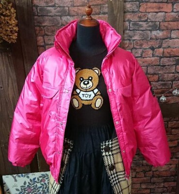 Moncler Asics Gore-Tex Ski Wear Vintage Women's Down Jacket Pink