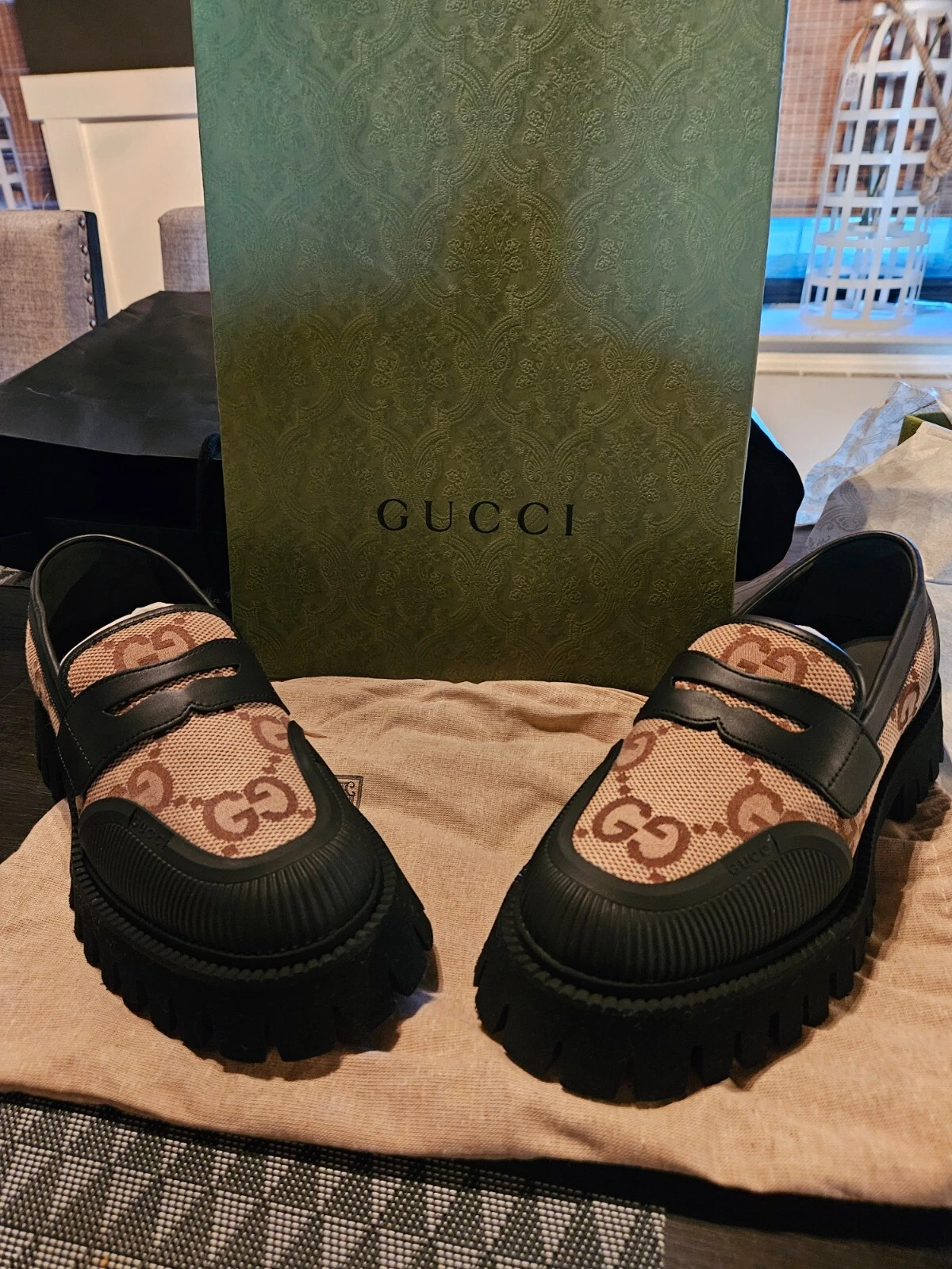 Mocassins GUCCI penny taille 8 (USA 8,5   9)