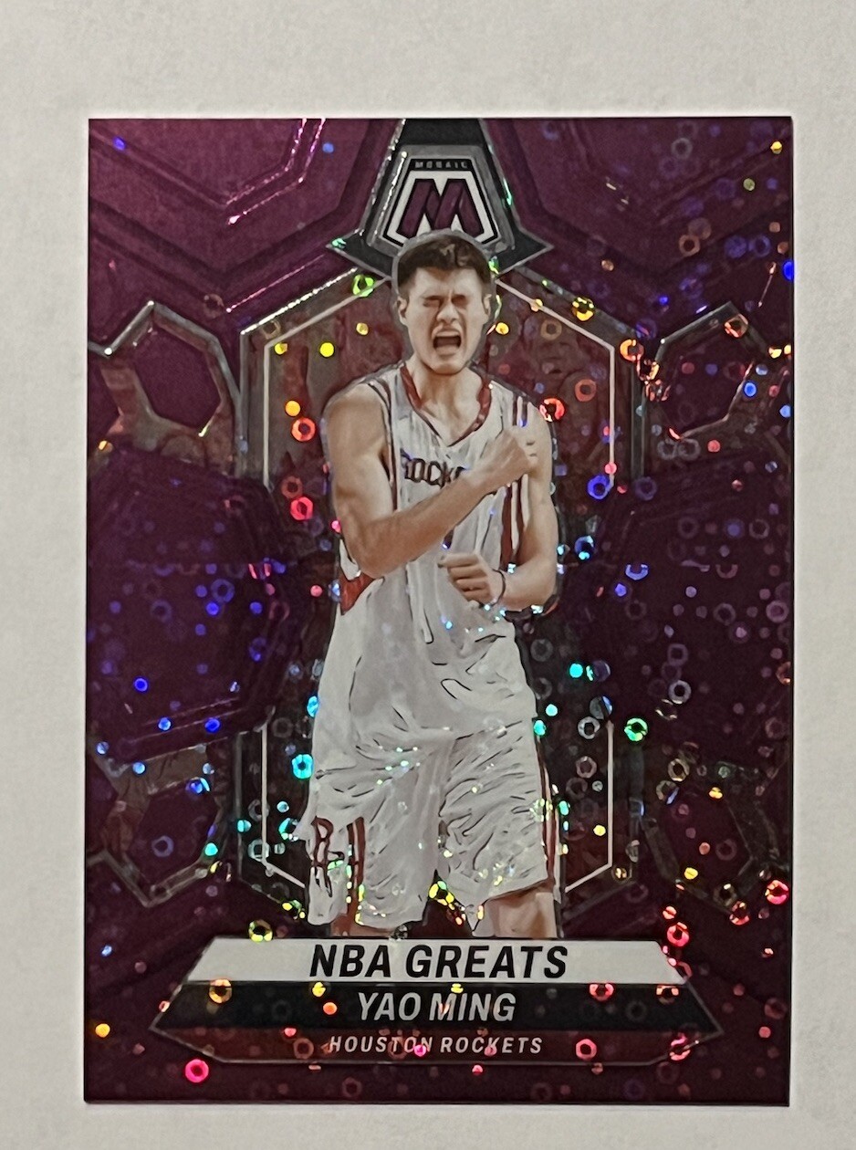 2023 PANINI MOSAIC FAST BREAK 294 YAO MING PURPLE 48/50