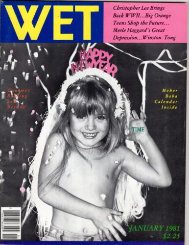 WET Magazine of Gourmet Bathing & Beyond Janvier 1981 Art d'Avant-Garde RARE - Photo 1/1