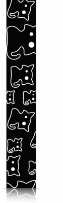 Siconi Collection Sticky Strip Black Cat 1'' wide 59'' long by SiliconeZone Group