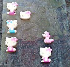 8 pcs 3-D Kawaii Hello Kitty Nail Charms Bow Small Size 1cm 1 Poodle