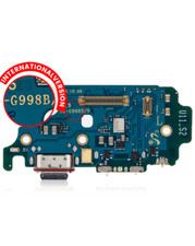Charging Port Board W/Sim Card Reader Samsung Galaxy S21 Ultra 5G G998B Premium