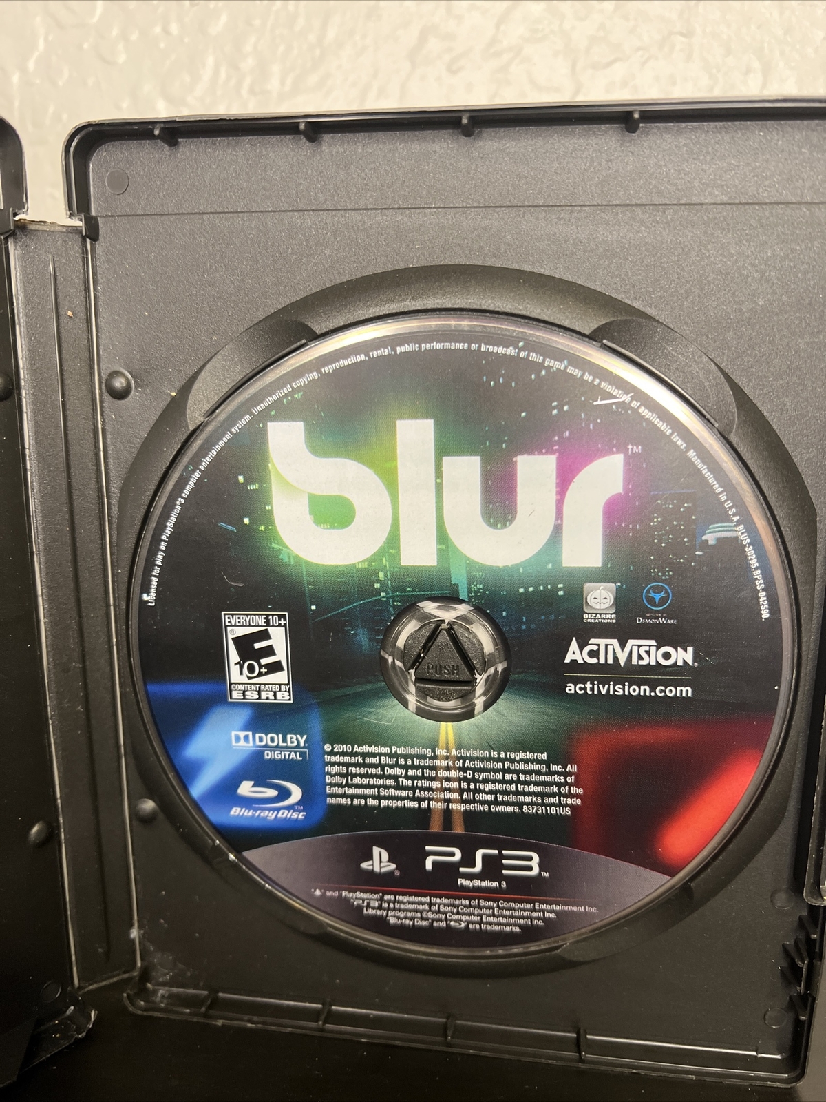 Blur (Sony PlayStation 3, 2010) PS3 Disc Only! Works Great! Ships FREE! 47875837317 eBay
