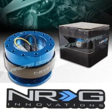 GUNMETAL/BLUE BALL LOCKING NRG STEERING WHEEL GEN 2.0 QUICK RELEASE ADAPTER KIT