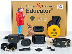 USED- Educator E-Collar FT-330-Waterproof Remote Finger Trainer 1/2 Mile Range